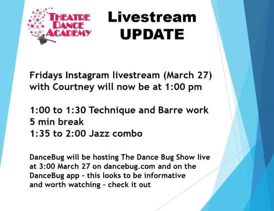 Livestream update March 27